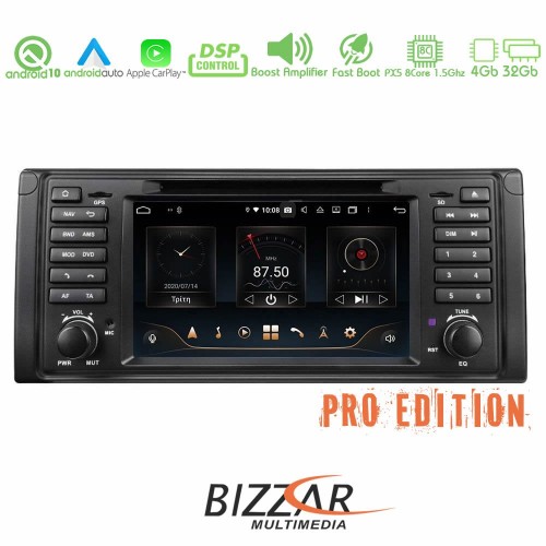 Bizzar Pro Edition BMW 5er E39 Android 10 8core Navigation Multimedia Special Design