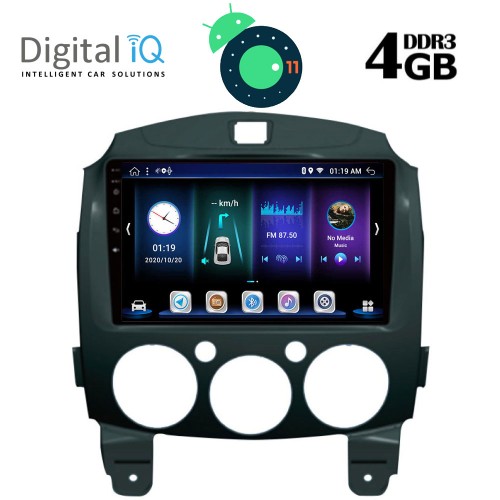 DIGITAL IQ BXD 6361_GPS (9inc) MULTIMEDIA TABLET OEM MAZDA 2  mod. 2007-2014