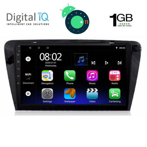 DIGITAL IQ RTA 1597_GPS (10inc) TABLET OEM SKODA OCTAVIA 7 mod. 2013-2021